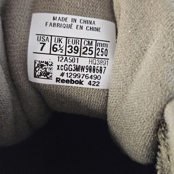 Reebok Classic Leather Army Green Running Sneakers -Men's Size 7 Without Box - Picture 9 of 9